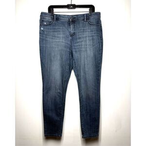 Simply Vera Vera Wang Skinny Jean Women Medium Wash High Rise 16